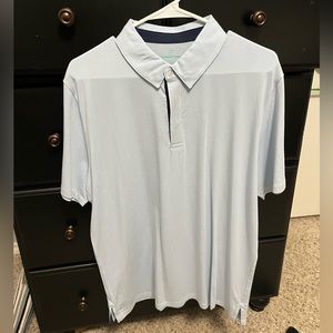 Men’s Tommy John baby blue polo